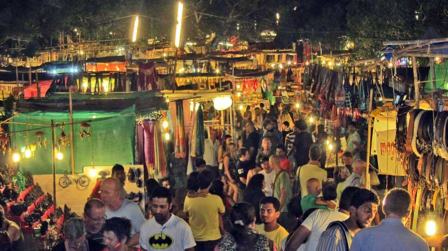 Goa Saturday Night Market at Arpora